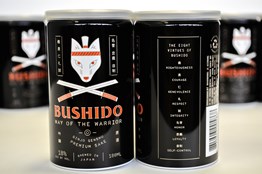 Bushido “Way of the Warrior” Sake Cans Offer Premium Sake On-The-Go