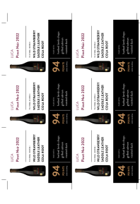 Pinot Noir 2022 Shelf Talker