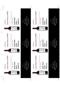 Laely Cabernet 2023 Shelf Talker